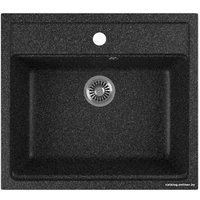 Кухонная мойка GreenStone GRS-06-308 (черный)