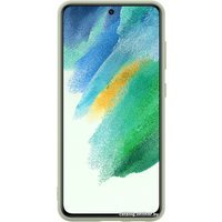 Чехол для телефона Samsung Silicone Cover S21 FE (оливковый)