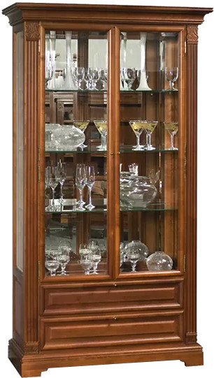 

Шкаф-витрина Гомельдрев ГМ 5907 Береза (беловежский орех)