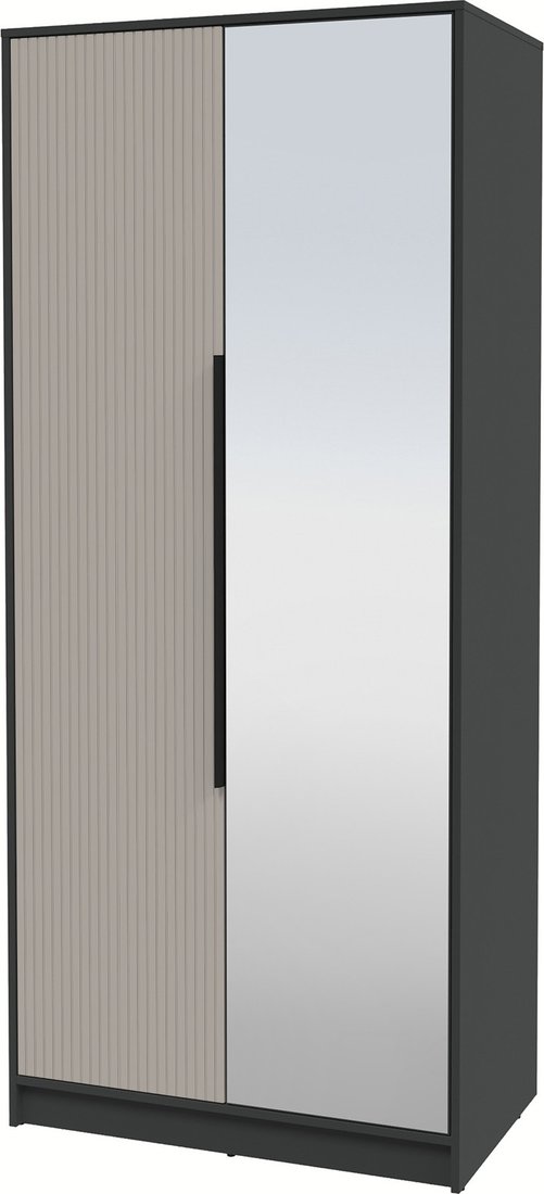 

Шкаф распашной Интерлиния Концепт Лайн КТ-Ш2з (антрацит/луна)