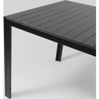 Садовый стол AksHome Sicily 90x90x73 (сталь-черная/черный)