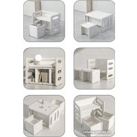 Детский стол UNIX kids Grow Up Grey 2 в 1 PPT1CHGRY