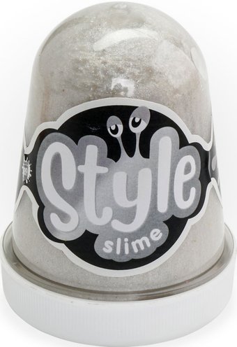 Слайм Lori Style Slime С ароматом тутти-фрутти Сл-018 (серебристый)