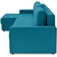 Угловой диван Mio Tesoro Манчестер 292 1.5ек-1.5ек-1.5пф (1102 аквамарин)