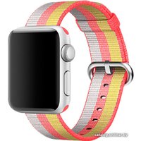 Ремешок Miru SN-02 для Apple Watch (золотистый/красный)