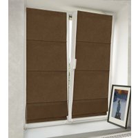 Римская штора Delfa Мини Diamond СШД-01М 554/193 (43x160, коричневый)