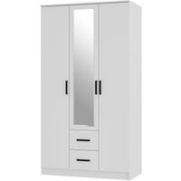 Шкаф распашной BTS Фьюжн ШК-09 3-х створчатый (белый)