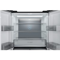 Холодильник side by side Weissgauff WCD 590 NoFrost Inverter Premium EcoFresh Inox Glass