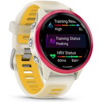 Умные часы Garmin Forerunner 570 42 мм (бежевый/розовый)