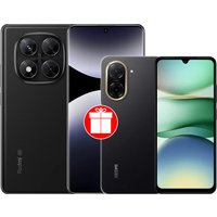 Телефон Xiaomi Redmi Note 14 Pro 5G 12GB/256GB международная версия (черный) + смартфон Xiaomi Redmi A5 3GB/64GB (полуночный черный) по акции