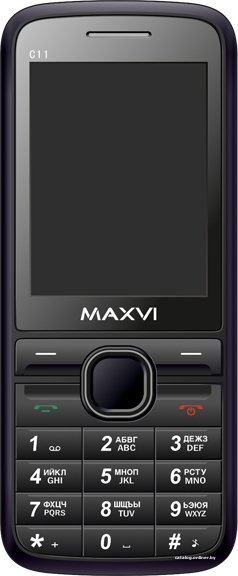 Кнопочный телефон Maxvi C11 Black