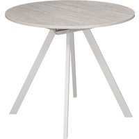 Кухонный стол Древпром М156 Пралеска ДП1-02-11 (шелковый камень/белый матовый) в Гродно