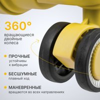 Чемодан-спиннер DoubleW Zuna.1 (S, желтый)