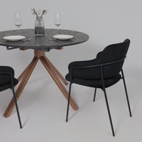 Кухонный стол AksHome Delon 110 (малави/медь)