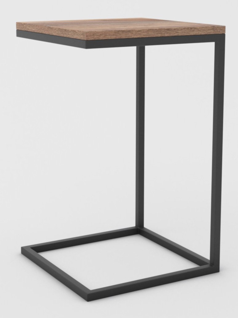

Приставной столик Hype Mebel Лайт 40x40 (черный/дуб галифакс олово)