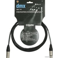 Кабель Klotz DMX5DK1S1000 5-pin XLR - 5-pin XLR (10 м, черный)