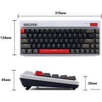 Клавиатура Durgod Fusion Steam (Cherry MX Red, нет кириллицы)