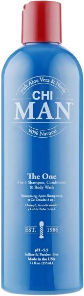

Гель CHI Man The One 3-in-1 Shampoo Conditioner Body Wash 355 мл