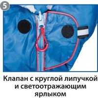 Спальный мешок BTrace Buddy L S0593 (правый, серый/синий)