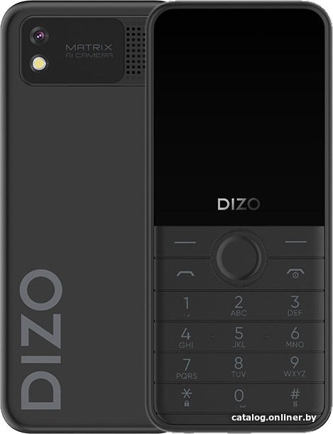 Кнопочный телефон Dizo Star 300 (черный)