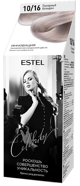 

Крем-краска для волос Estel Celebrity 10/16 полярный блондин