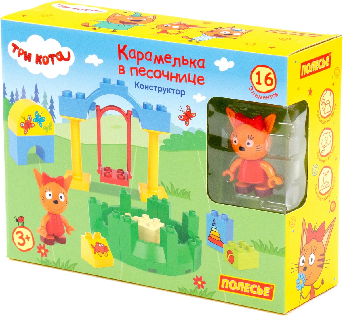 

Конструктор Полесье Три кота. Карамелька в песочнице 77162