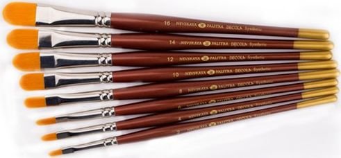 

Кисть для рисования Невская палитра Decola 2177708 (синтетика, овальная, №8)