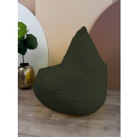 Кресло-мешок Flagman Груша Софт 130x85 XXL GXL.2-04 (темно-oливковый)
