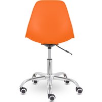 Офисное кресло UTFC Шелл GTS С-21 (оранжевый/хром Ср)