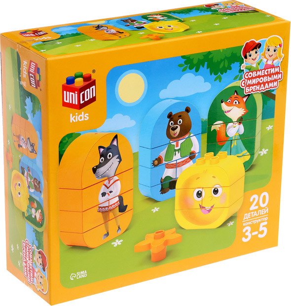

Конструктор Unicon Kids 9826967 Колобок