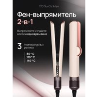 Выпрямитель SenCiciMen X10 EU (розовый)