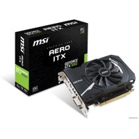 Видеокарта MSI GeForce GTX 1050 OC Aero ITX 2GB GDDR5 [GTX 1050 AERO ITX 2G OC]