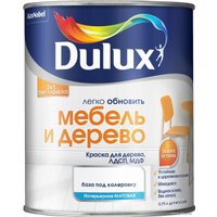 Краска Dulux Мебель и Дерево 0.75 л (белый)