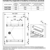 Сушилка для посуды Boyard Pandora SU07/800