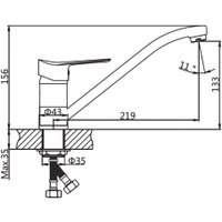Смеситель AV Engineering AVLAW4-C589-637
