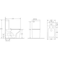 Унитаз напольный Grossman GR-4418SQ