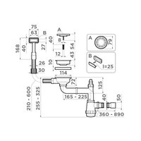 Сифон Omoikiri WK-1 LG 4956824