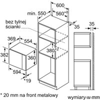 Микроволновая печь Bosch BFL553MS0