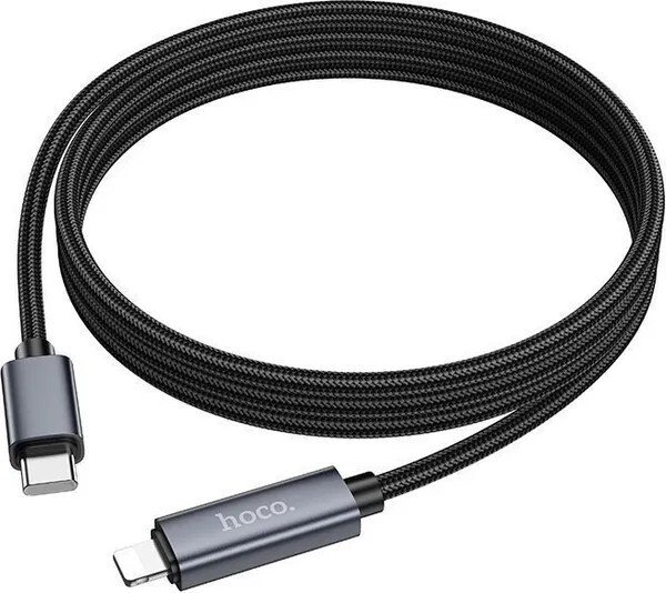 

Кабель Hoco X112 USB Type-C - Lightning (1 м, черный)
