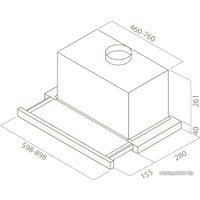 Кухонная вытяжка Elica ELITE 26 IX/A/60/VT [PRF0094051]