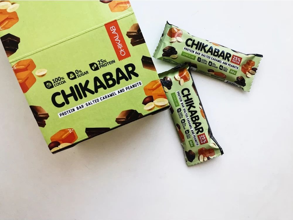 

Протеиновый батончик Chikalab Арахис с карамельной начинкой (60 г)