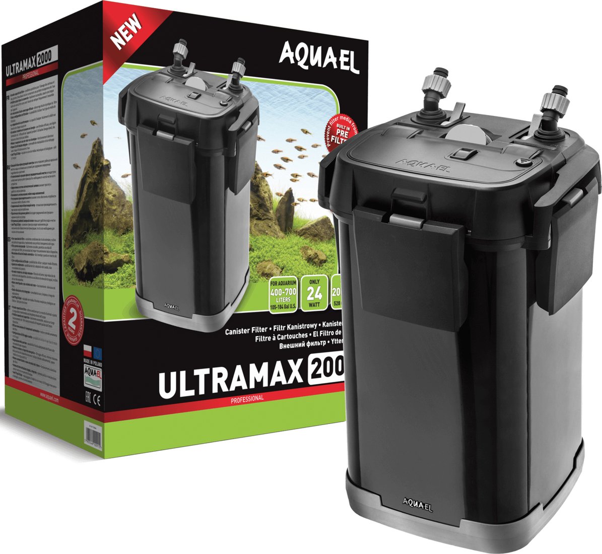

Внешний фильтр AquaEl Ultramax 2000