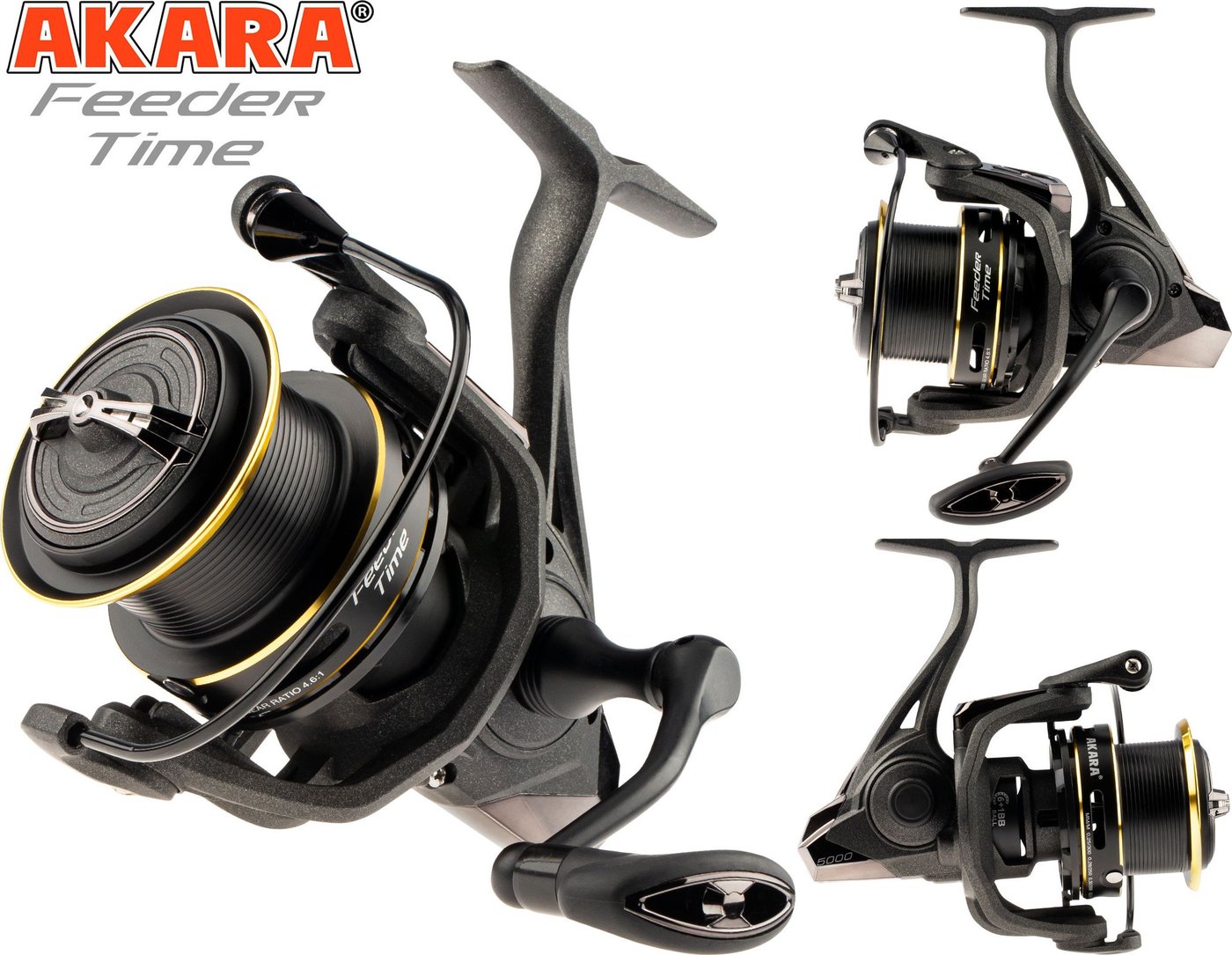 

Рыболовная катушка Akara Feeder Time 4000 6+1bb