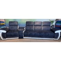 Диван ПетраМебель Айпетри Люкс (черно-белый)