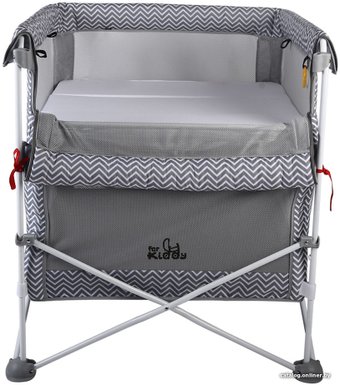 Игровой манеж ForKiddy Born 3 в 1 (серый)