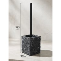 Ершик для унитаза Perfecto Linea Stonewave 35-130804 (черный)