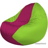 Кресло-мешок Flagman Classic К2.1-186 (салатовый/фуксия)