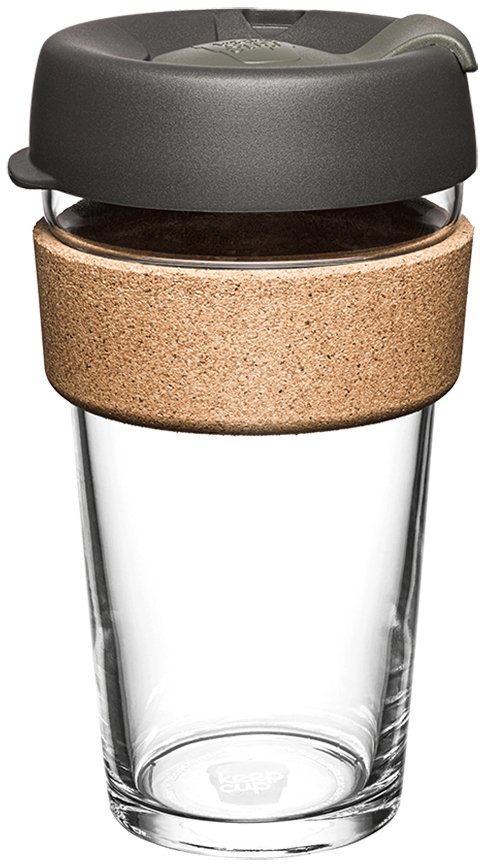 

Многоразовый стакан KeepCup Brew Cork L Nitro 454мл (графит)