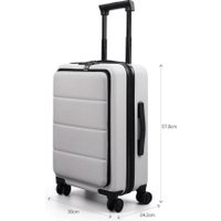 Чемодан-спиннер 90 Ninetygo Light Business Luggage 20 (коричневый) в Мозыре