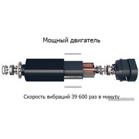 Электрическая зубная щетка Soocas X3U (футляр, 3 насадки, белый)